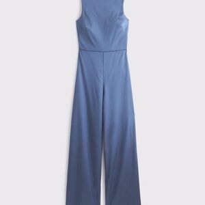 Abercrombie & Fitch Blue Slash Clasp-Back Jumpsuit NWT size Medium